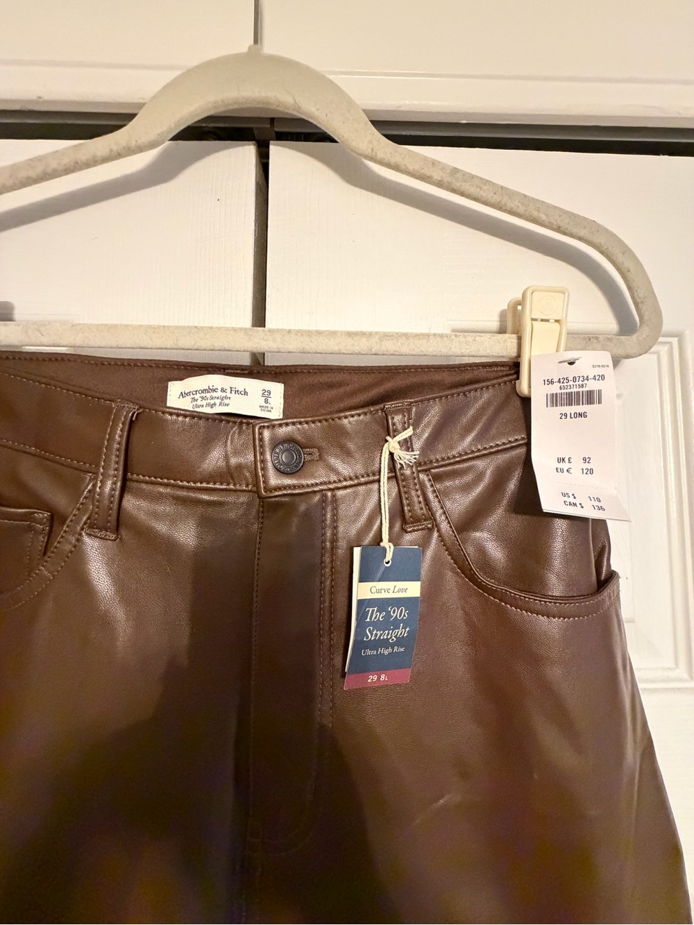 Abercrombie & Fitch Brown Straight Jeans